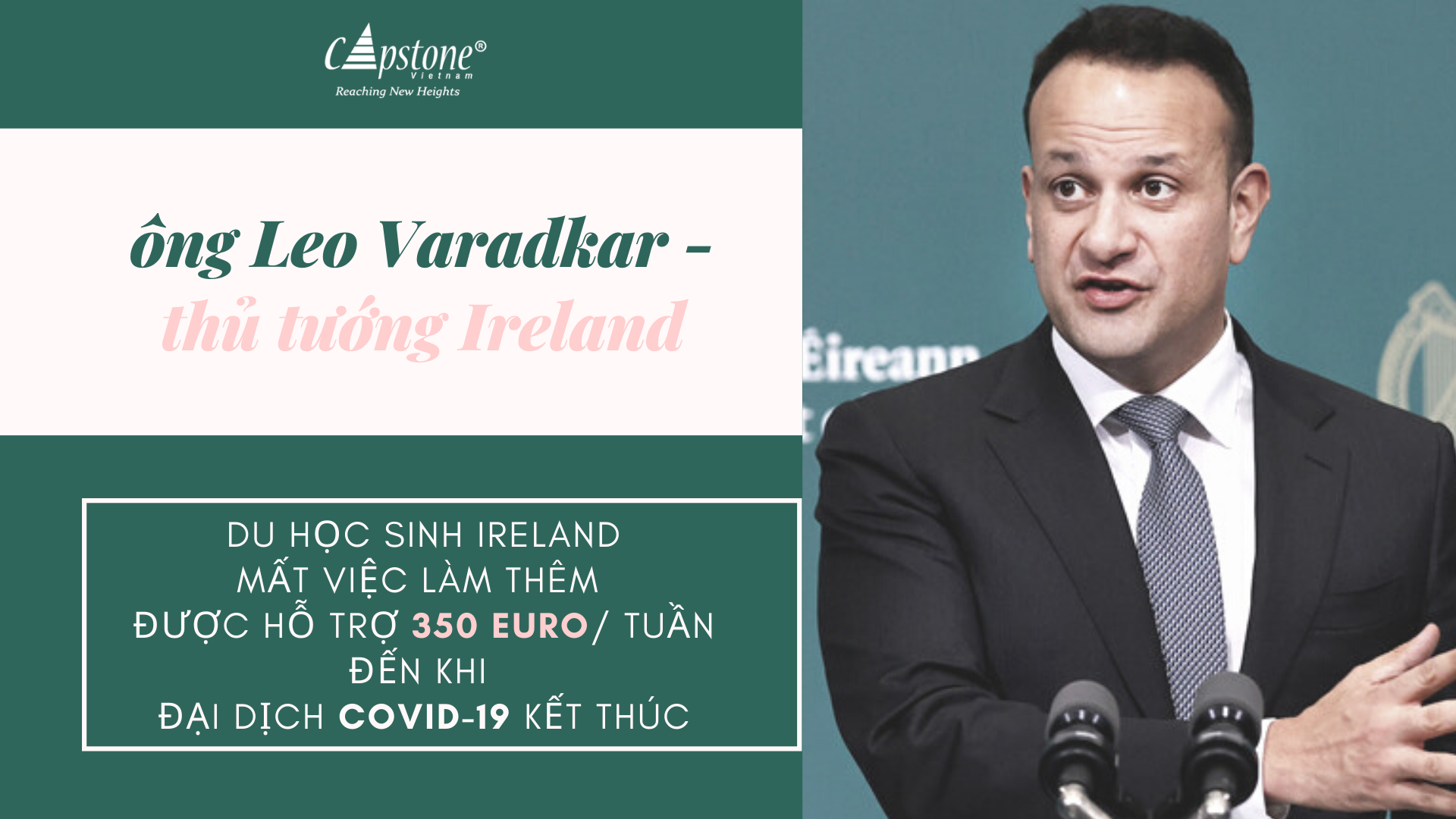 COVID-19  Du học sinh tại Ireland được hỗ trợ khi mất việc làm thêm