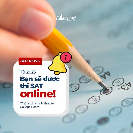 Từ năm 2023 bạn sẽ được thi SAT trên máy tính !