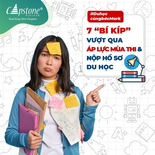 7 bí kíp giúp các sĩ tử vượt qua áp lực mùa thi và nộp hồ sơ du học